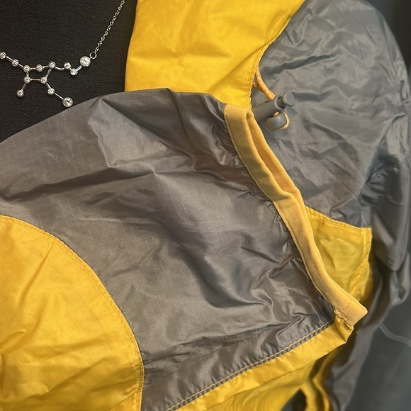 Yellow and Gray Eddie Bauer Windbreaker - Picture 4 of 6